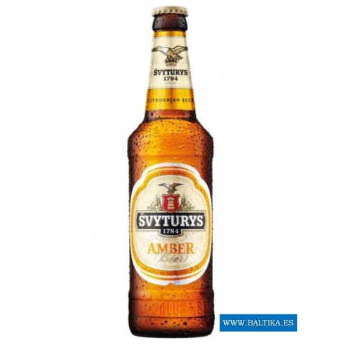 Пиво Швитурис Амбер 4,6% 0,5 л